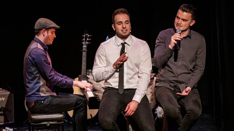 Het Brabants trio dat zaterdag ons vertegenwoordigt tijdens het Regio Songfestival (foto;privécollectie).