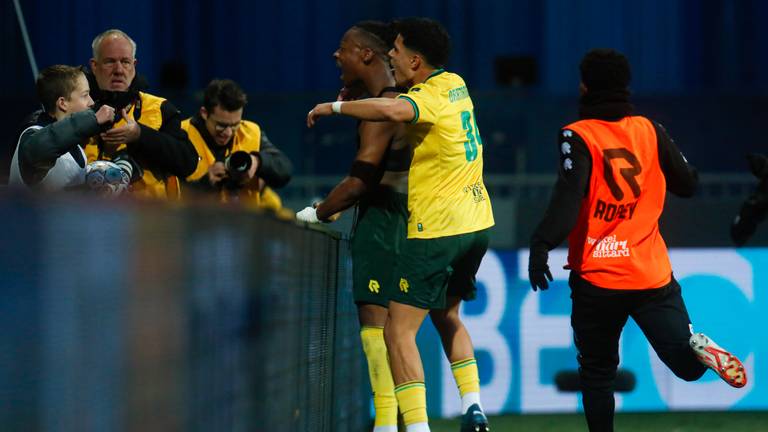 Fortuna-doelpuntenmaker Tijjani Noslin (foto: Orange Pictures).