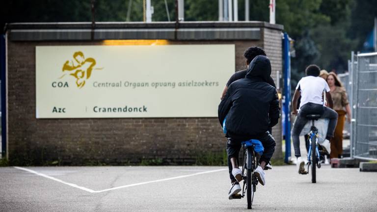 Het azc in Budel. (foto: ANP)