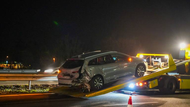 Ongeval op de A67 (foto: SQ Vision).