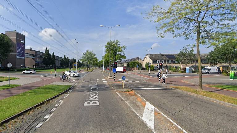 De plek van het ongeluk (foto: Google Streetview).