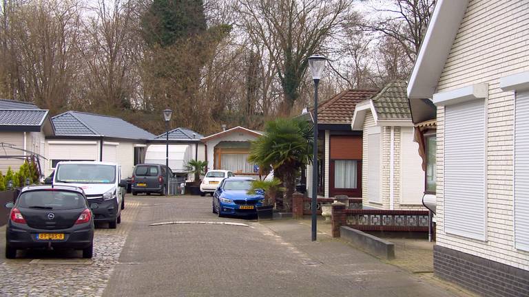 Het bestaande woonwagenkampje in de Haagse Beemden (foto: Omroep Brabant). 