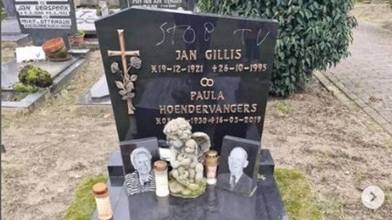 Graf van de ouders van Peter Gillis vernield: 'Boos en verdrietig'