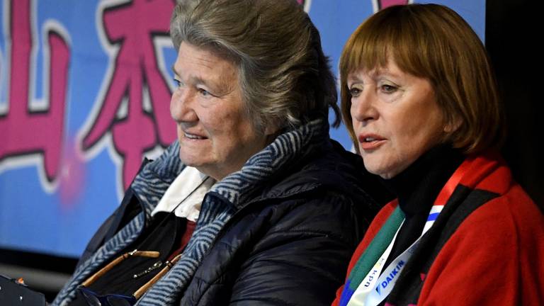 Joan Haanappel (rechts) in 2019 (foto: ANP).