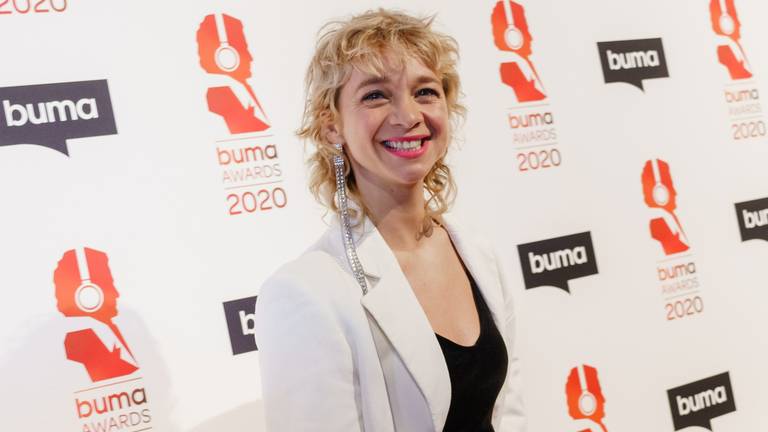 Jacqueline Govaert tijdens de BUMA Awards (foto: ANP/Marco de Swart).