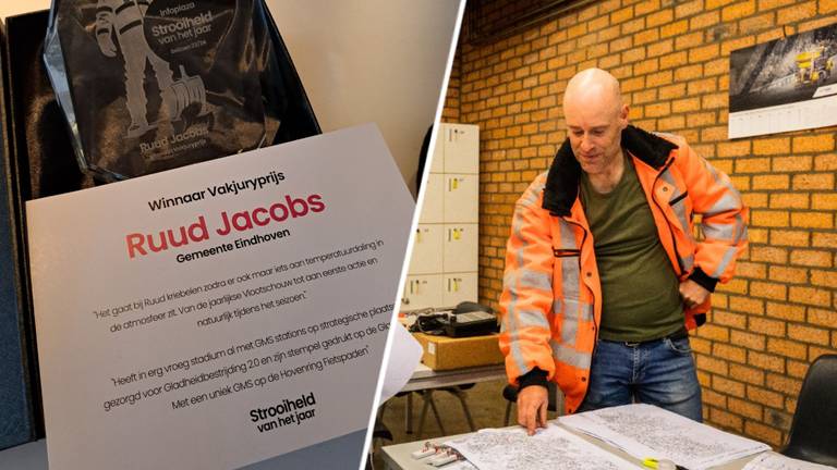 Daar is-ie dan, de strooiheld van het jaar: Ruud! (Foto: Ruud Jacobs).