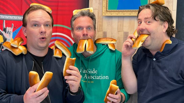 DJ's Jordy, Ronny en Koen geven namen Omroep Brabant een jaar lang worstenbrood weg via Instagram