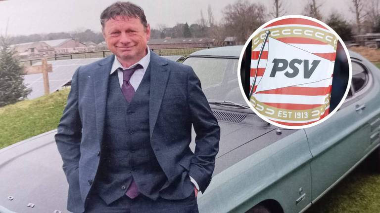 Gerard Donker was een trouwe fan van PSV (foto: familie Gerard).