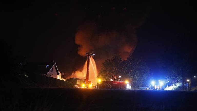 Grote brand in Bergen op Zoom