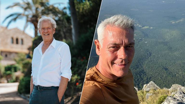 Kasteelheer Albert Diks en vrijgezel Sjoerd Meijers (foto's: RTL en Sjoerd Meijers).