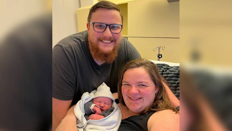 Nick en Mandy zijn de trotse ouders van Flynn.