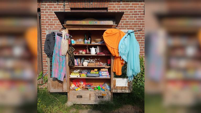 De weggeefkast van Marleen (Foto: privé)