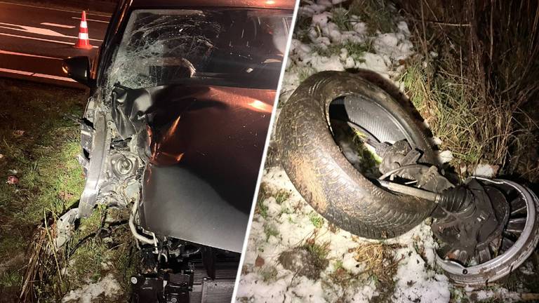 Ravage op N2 nadat bestuurder in slaap valt