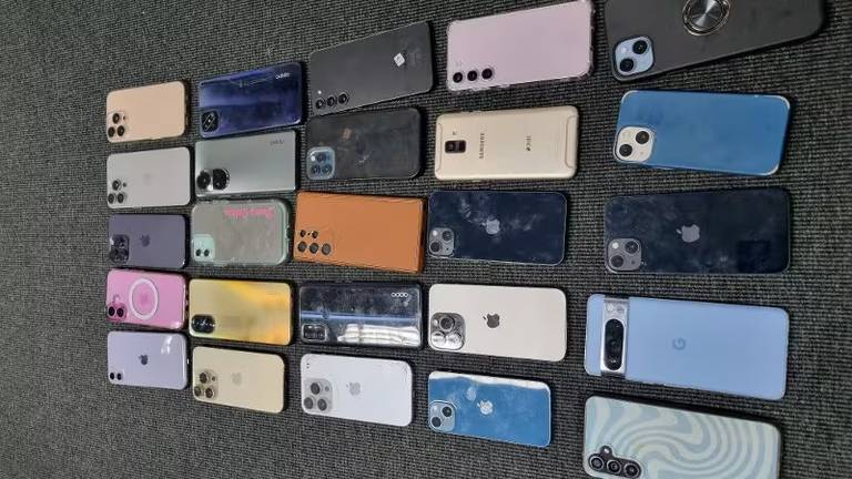 De telefoons (foto: politie).