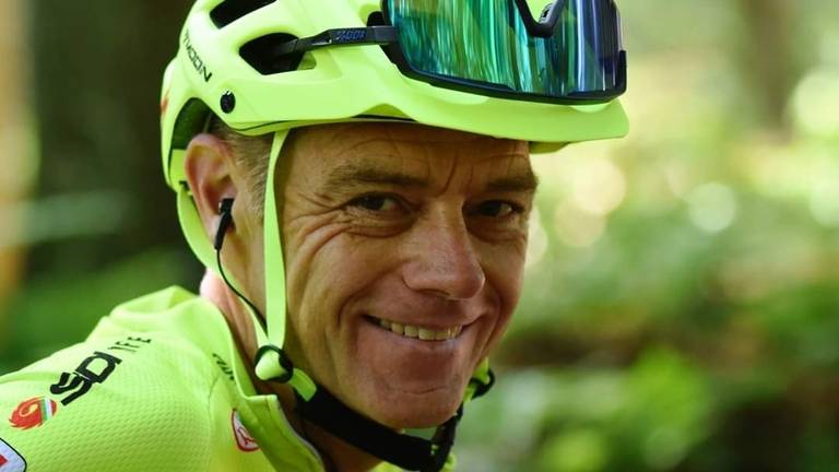 Jos fietst vaak routes in de vorm van een bijzonder figuurtje (privéfoto).