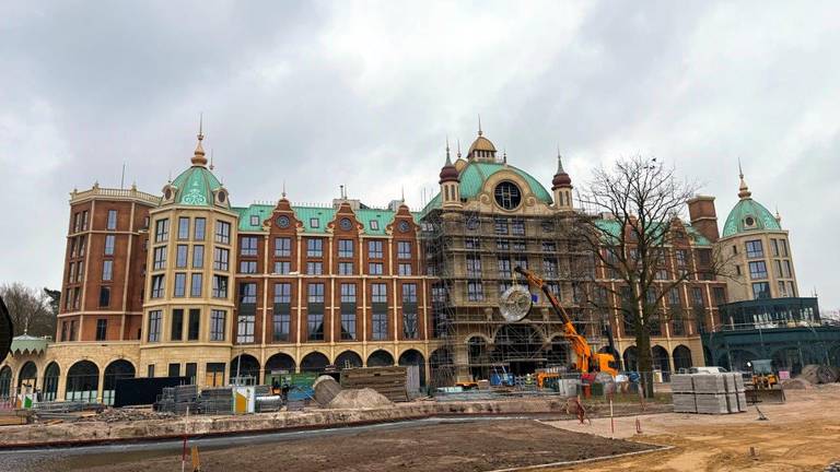 Het hotel is bijna klaar (foto: Omroep Brabant).