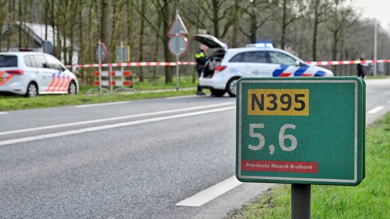 De weg tussen Middelbeers en Diessen (Toby de Kort / Persbureau Heitink).