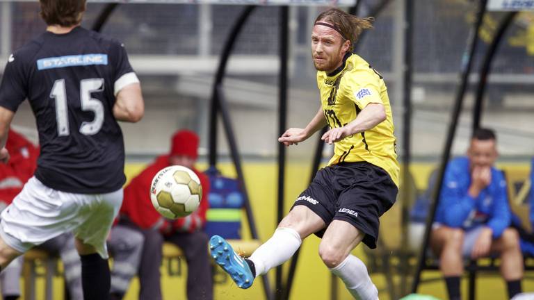 Ronnie Stam in zijn laatste seizoen bij NAC in 2016. (Foto; ANP)