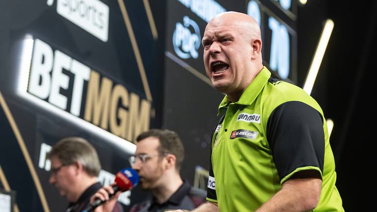 Michael van Gerwen in Ahoy (foto: PDC/Taylor Lanning).