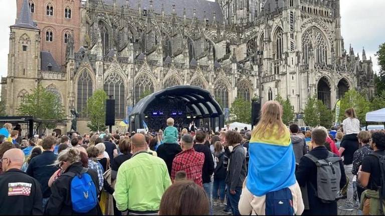 De eerste Oekraïne bijeenkomst in 2022 in Den Bosch. (foto: Karel Burger Dirven)