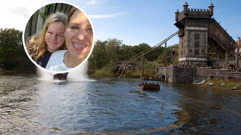 Tess (links) en Lynn zaten een uur vast (foto: Omroep Brabant/privéfoto).