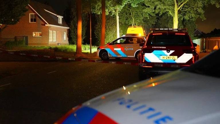 Politie ter plaatsen na aanrijding in Schijndel
