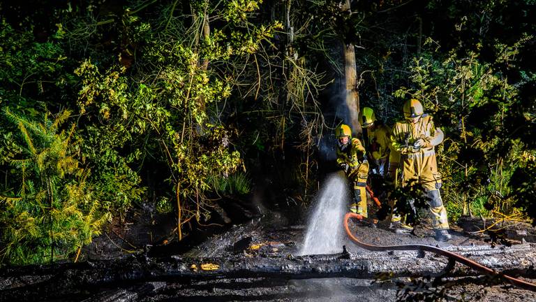 Natuurbrand in Uden