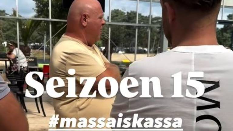 Vriendin Wendy deelt dinsdag opnamen de 15e serie "Massa is kassa" (foto: Instagram Wendy.vanhout).