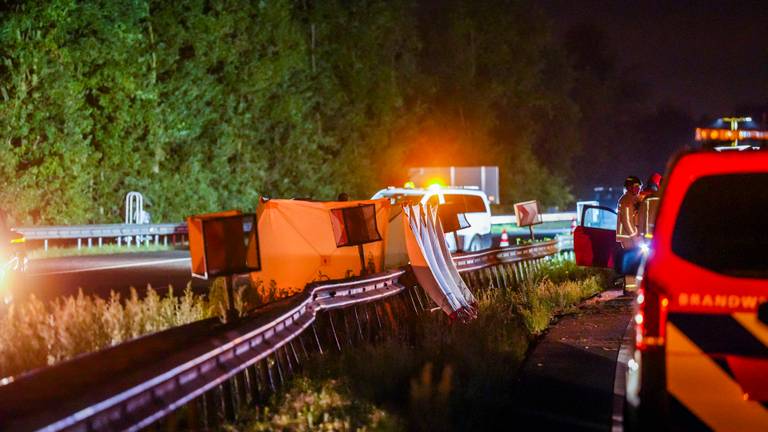 Dodelijke aanrijding zaterdagnacht op de A2 bij Maarheeze.