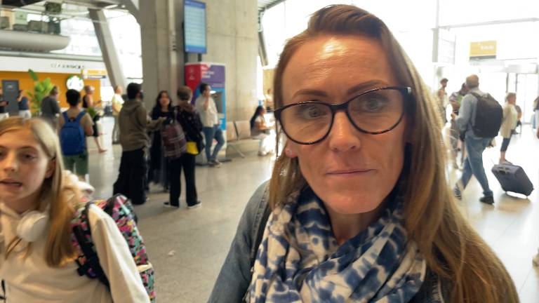 Lindsay uit Manchester is boos (foto: René van Hoof).