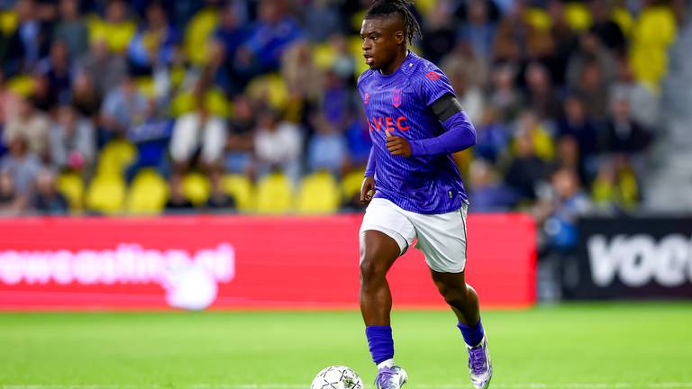 Bamba tijdens de wedstrijd tegen SC Cambuur (Foto: Orange Pictures.)