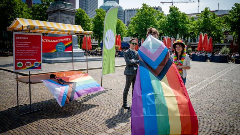 Een eerder protest tegen homogenezing (foto: ANP/ Bart Maat).