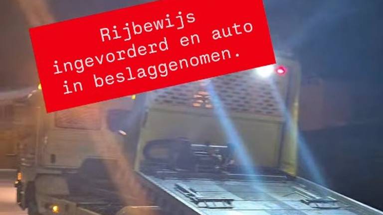 Foto: Instagram verkeerspolitie Zeeland-West-Brabant.