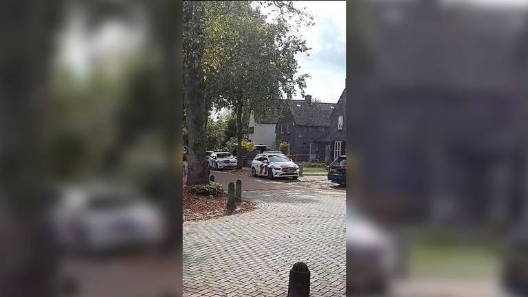 De politie kon de verdachte snel aanhouden (foto: Dtv Nieuws).