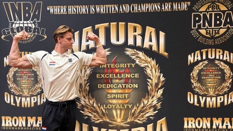 Luco in Las Vegas bij Mr. Olympia (foto: Luco Hendrikx).