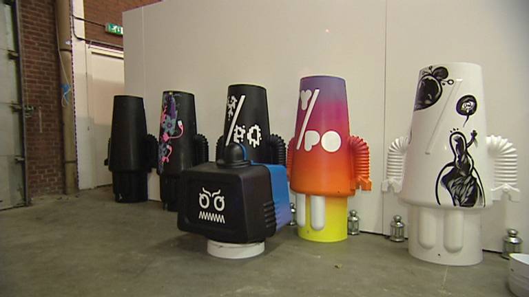 Poppen van het Graphic Design Festival