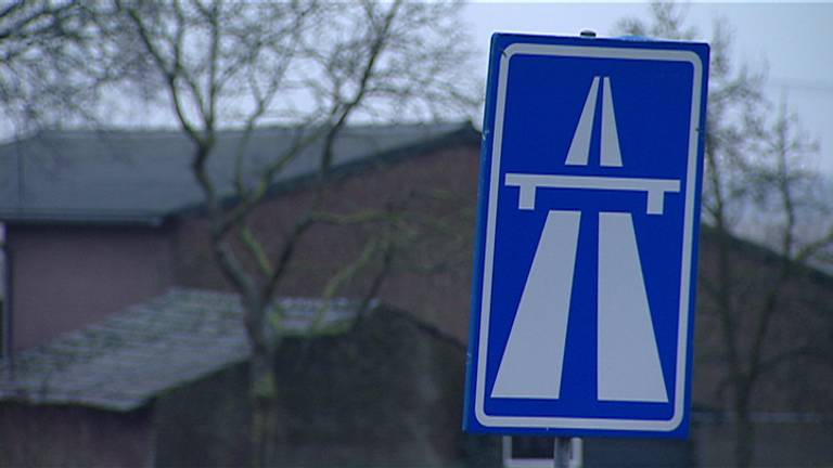 Lange files na botsing op A59. (archieffoto)