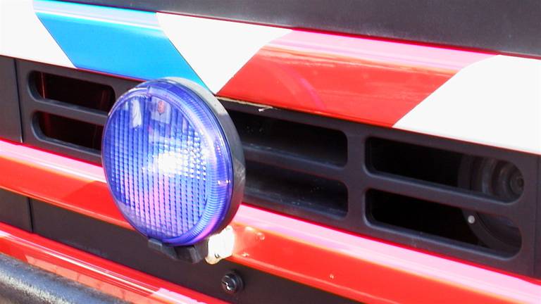 De 40-jarige man werd door de brandweer gered.