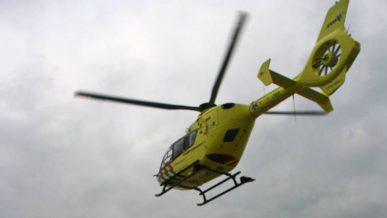 Traumahelikopter snel aanwezig in Wagenberg