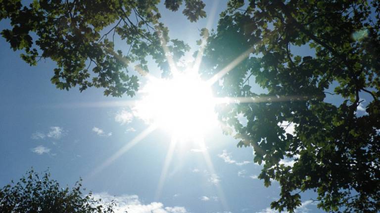 Eerste zomerse dag een feit. (Archieffoto)