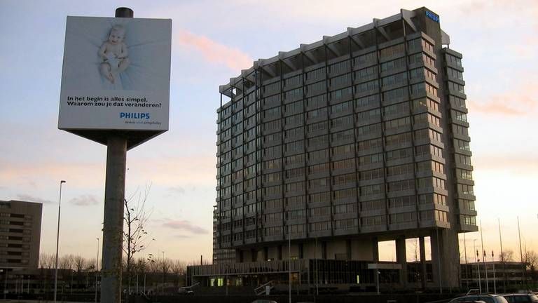 Het oude hoofdkantoor van Philips aan de Boschdijk in Eindhoven. 