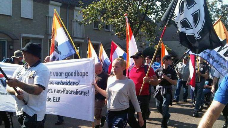 Een eerdere NVU-demonstratie in Helmond
