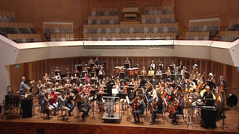 Het Brabants orkest voor de fusie met Het Limbrgs Symfonieorkest