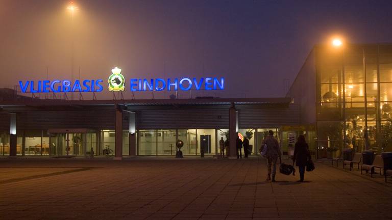 De militaire vliegbasis Eindhoven.