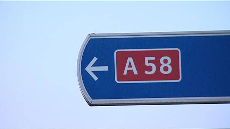 A58 weer dicht na tweede ongeluk