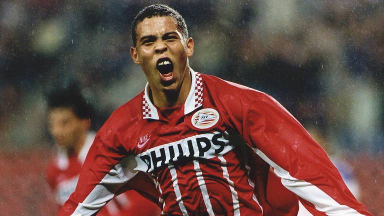 Ronaldo speelde in 1994/1995 en 1995/1996 bij PSV. Foto: Archief