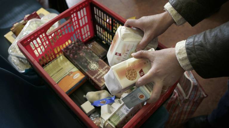 Minder klanten voor voedselbanken (foto: ANP)