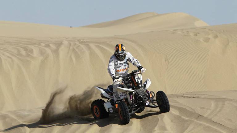 Kees Koolen in etappe 4 (foto: Willy Weyens)
