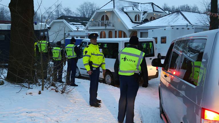 Inval in januari 2013 aan de Eindhovense Brestlaan