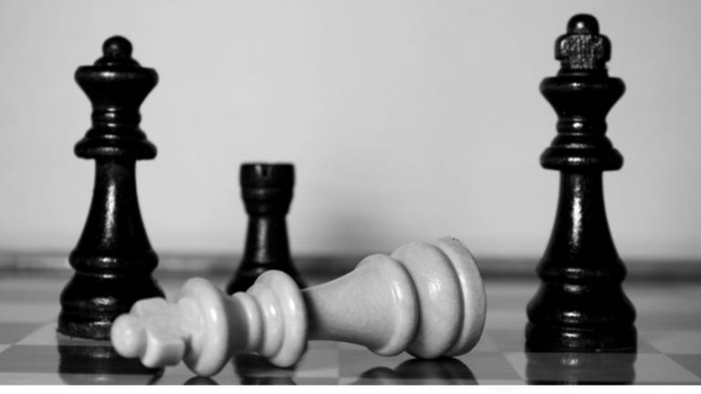 Schaakwedstrijd loopt uit de hand (foto: SXC.hu)